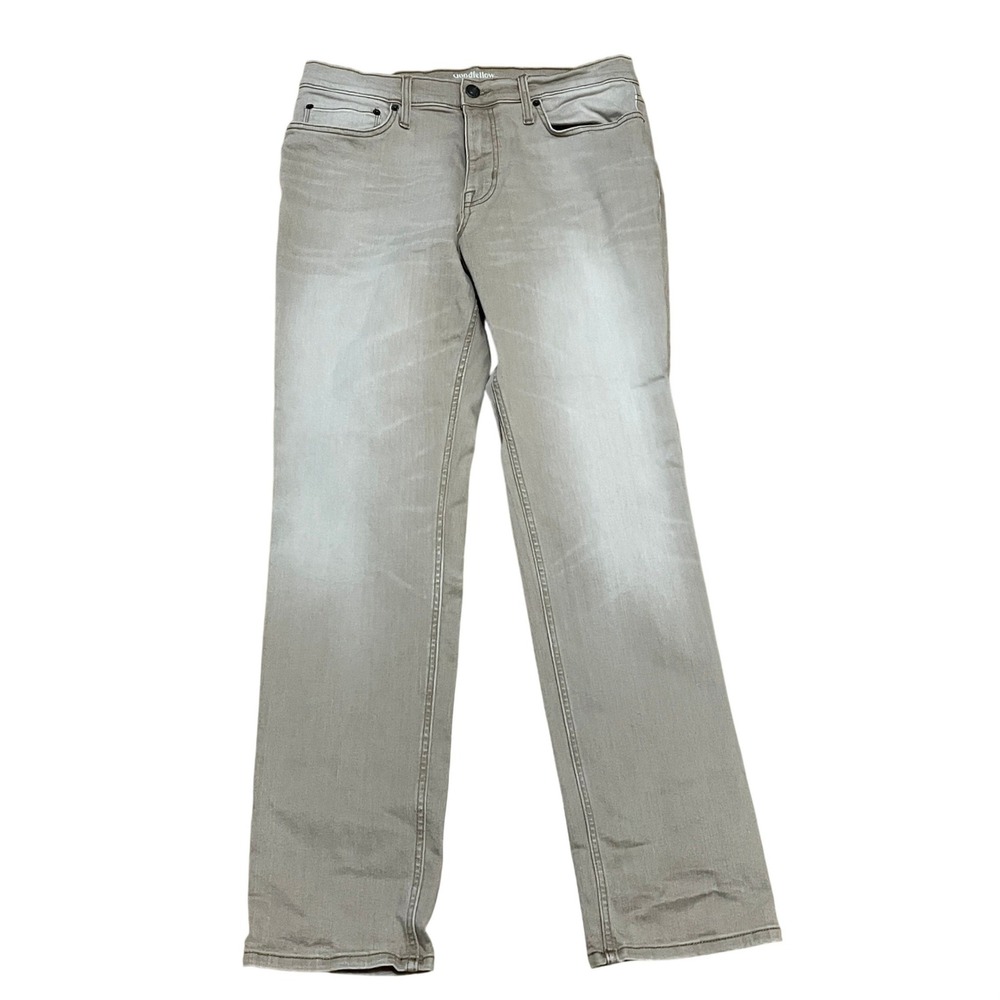 Goodfellow & Co Men's 34x32 Slim Straight Total Flex Khaki Tan Jeans Stretch